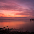 Morgenstimmung am Lambacher Chiemseestrand