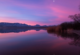 Sonnenaufgang am Simssee