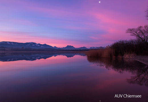 Sonnenaufgang am Simssee