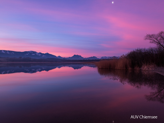 Sonnenaufgang am Simssee