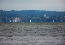 Luftspiegelung vor Seebruck