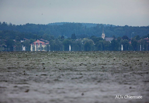 Luftspiegelung vor Seebruck