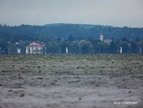 Luftspiegelung vor Seebruck