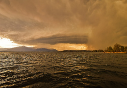 aufziehende Wetterfront