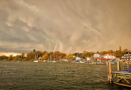 aufziehende Wetterfront