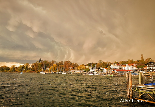aufziehende Wetterfront