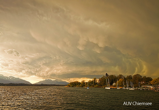 aufziehende Wetterfront