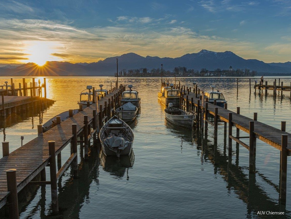 erster Sonnenaufgang 2023 in Gstadt