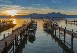 erster Sonnenaufgang 2023 in Gstadt