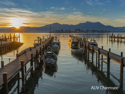 erster Sonnenaufgang 2023 in Gstadt