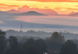 Frühnebel über Eggstätt