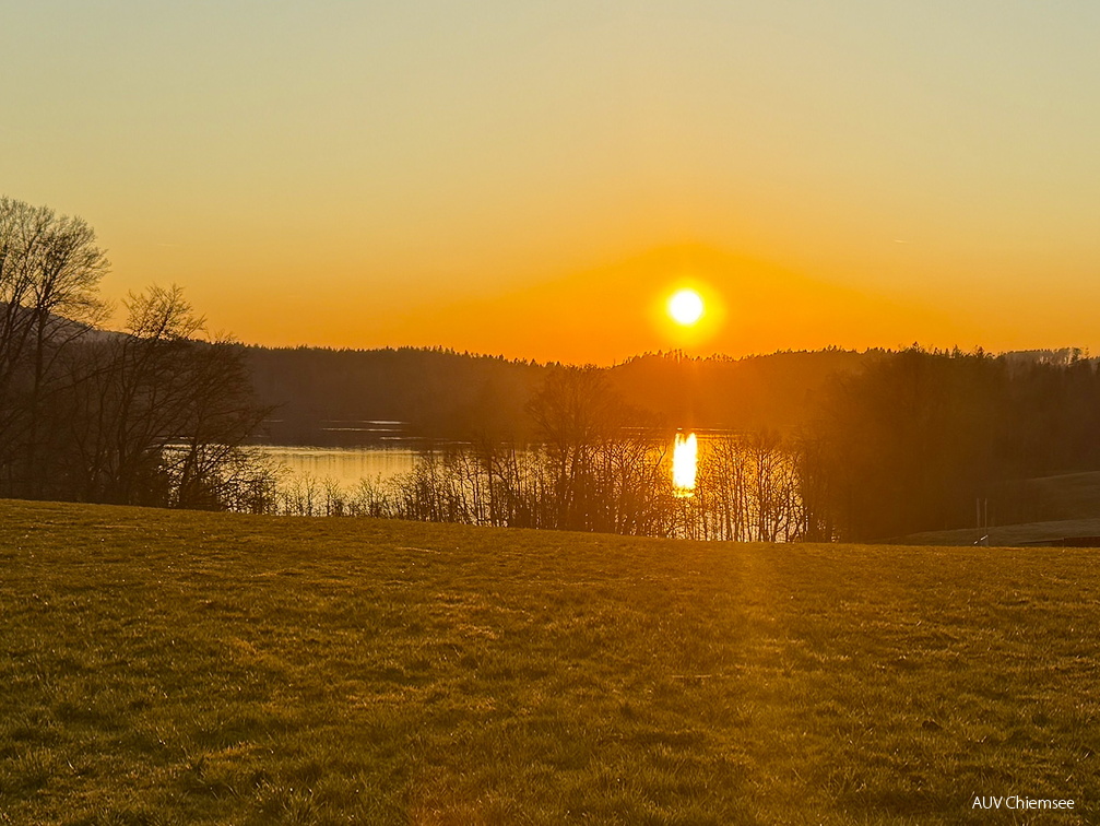 Sonnenuntergang am Langürgner See